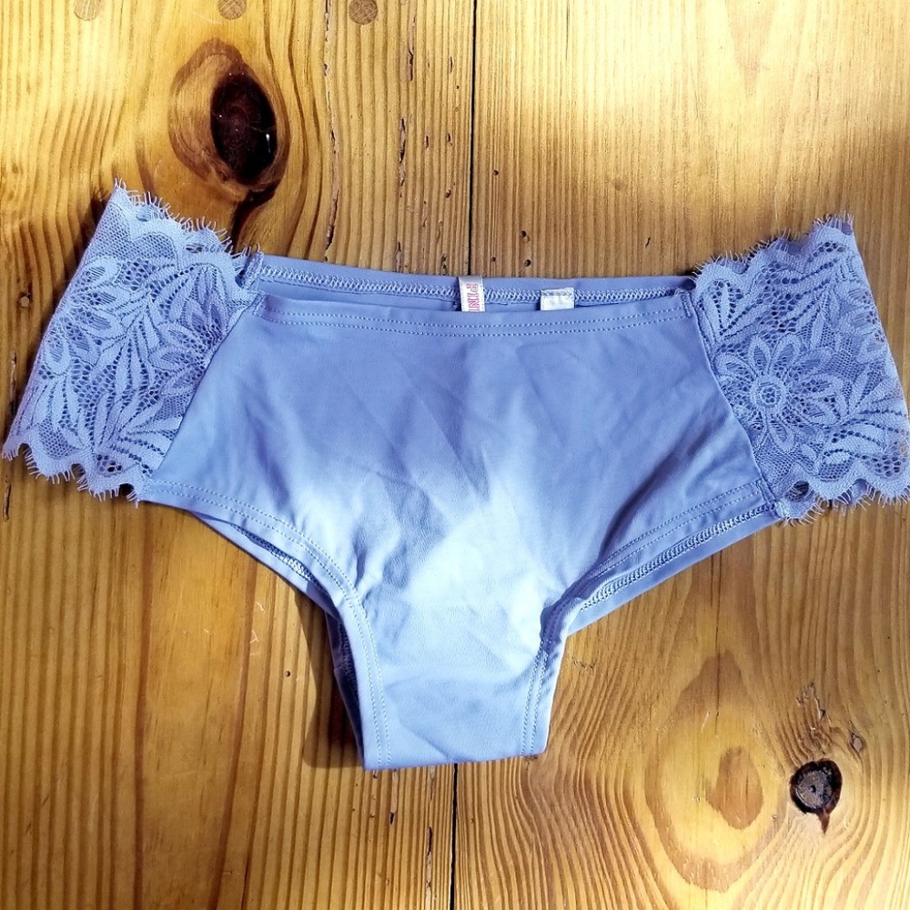 VS PINK Eyelash Cheekster Low-Rise Panty
